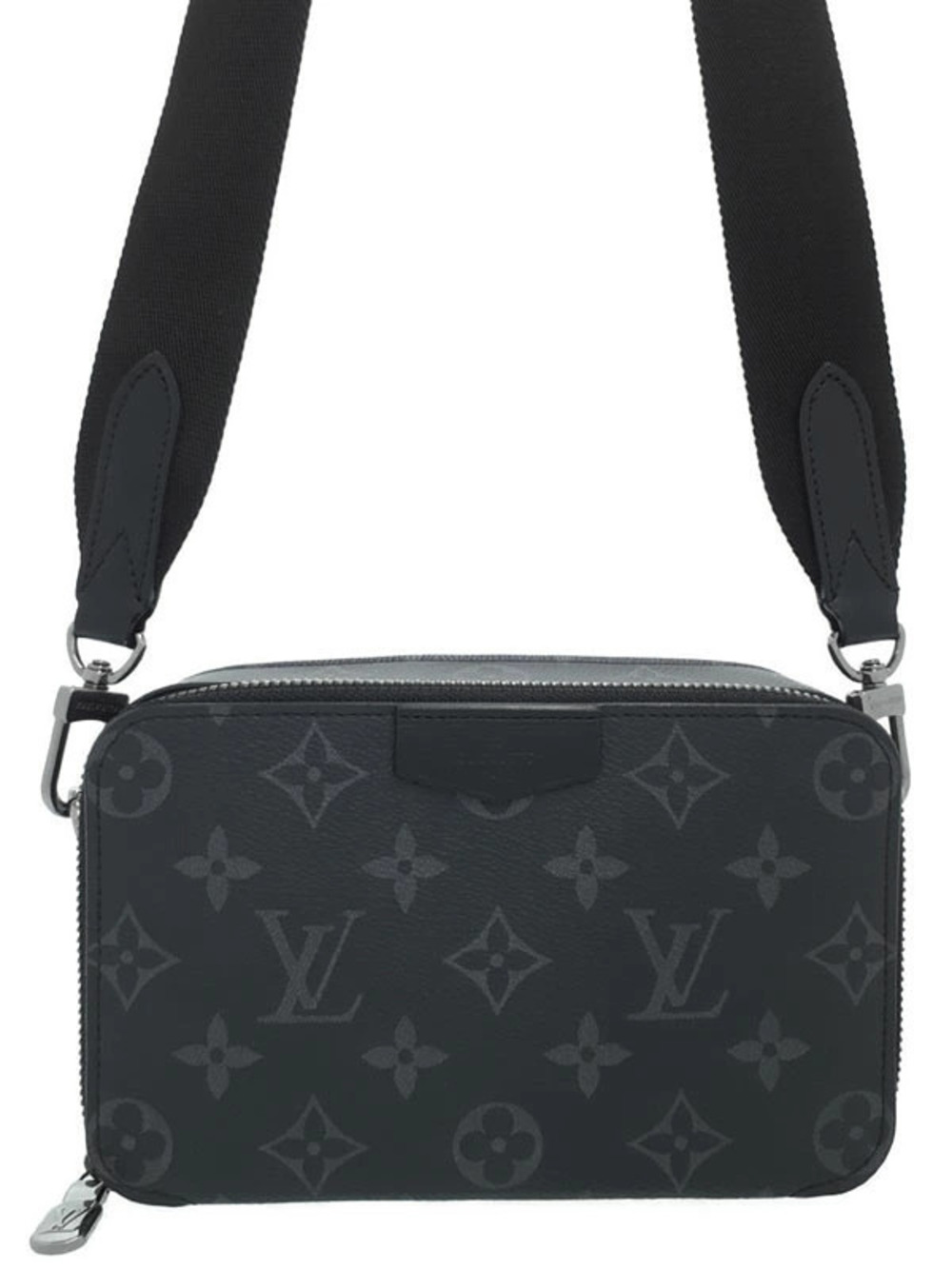 Louis Vuitton Monogram Eclipse Black Alpha Wearable Wallet Shoulder Bag